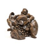 culpture-bronze-bacchus-homme